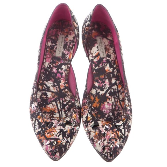Bottega Veneta Crystal Embellishments Flats - Picture 1 of 3
